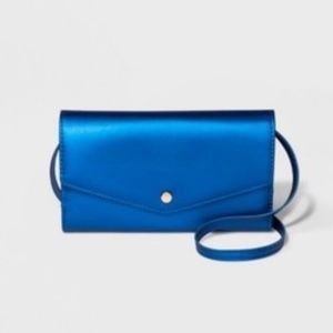 New a New Day Bright Blue Crossbody Bag